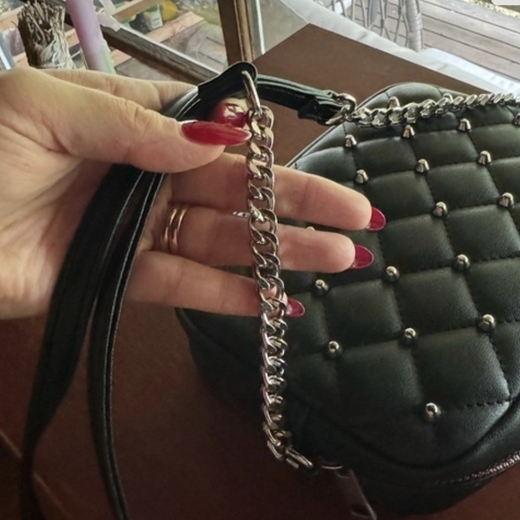 Rebecca Minkoff Black Quilted Crossbody Bag - Picture 2 of 6